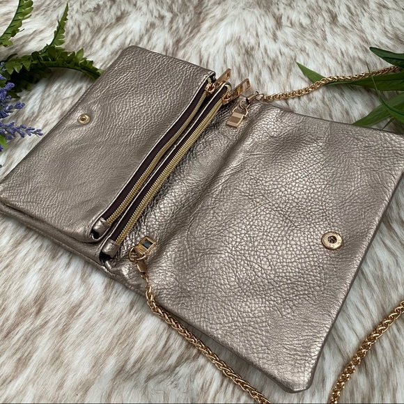 Kimchi Blue Rose Gold Metalic Crossbody Bag - Picture 2 of 13